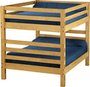 Ladder End Bunk Bed, Full Over Full, By Crate Designs. 4007
