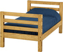Ladder Lower Bed, Twin, By Crate Designs. 4205