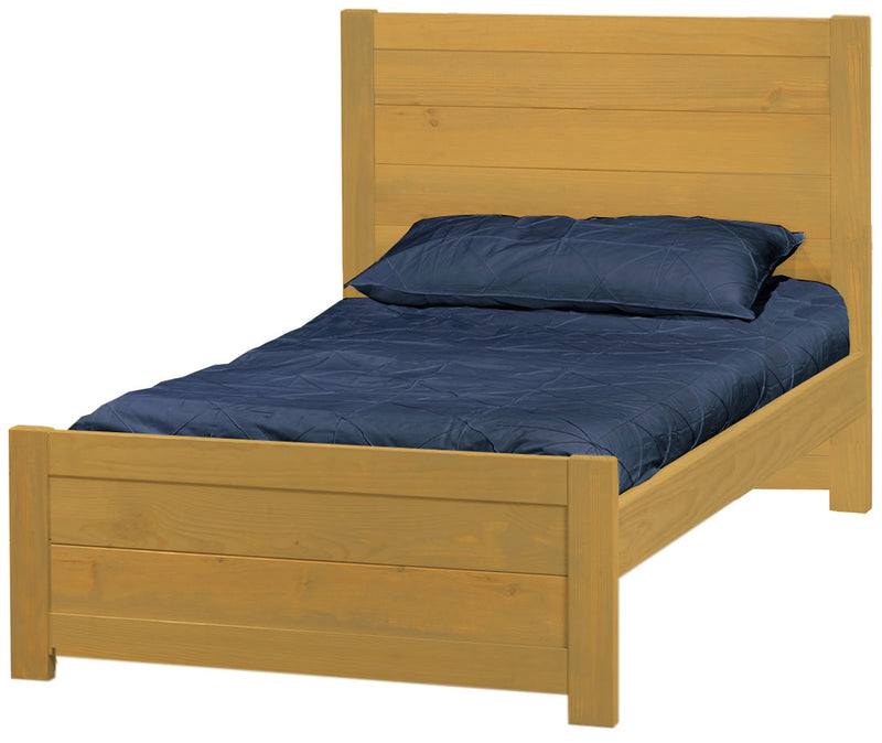 WildRoots Bed, Twin, 43" Headboard and 19" Footboard, By Crate Designs. 43849