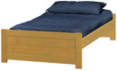WildRoots Bed, Twin, 19" Headboard and Footboard, By Crate Designs. 43899