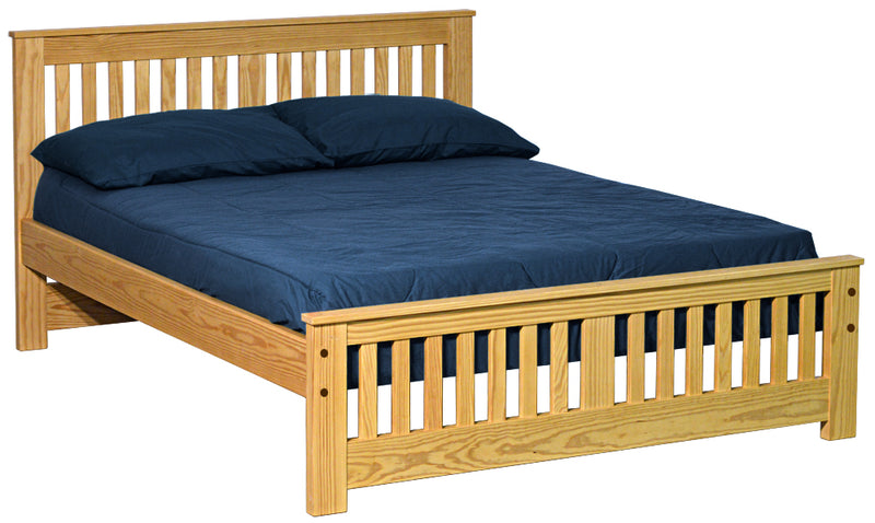 Shaker Bed, Full, 36" Headboard and 18" Footboard, By Crate Designs. 44768