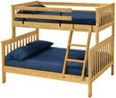 Mission Bunk Bed, Twin Over Full, By Crate Designs. 4706H
