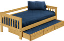 Mission Day Bed with Trundle, Twin, 29" High, By Crate Designs. 4717