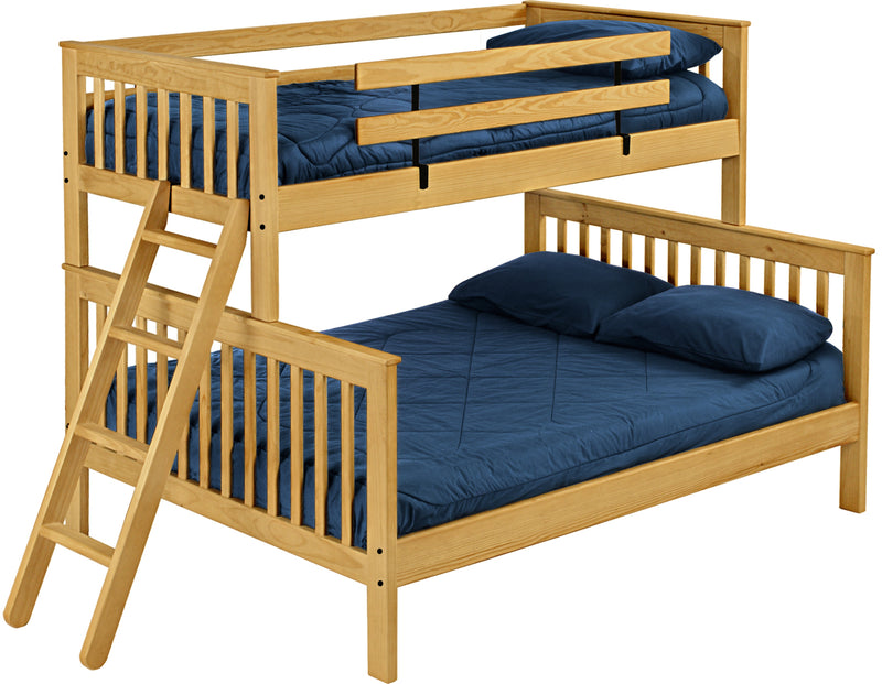 Mission Bunk Bed, Twin XL Over Queen, By Crate Designs. 4758