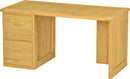 2 Drawer Desk, 58" Wide, By Crate Designs. 6136, 6162