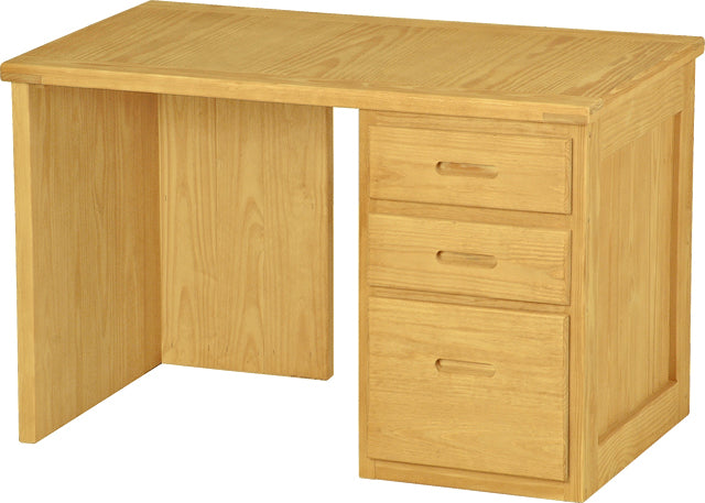 3 Drawer Desk, 46" Wide, By Crate Designs. 6335, 6352