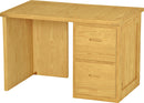 2 Drawer Desk, 46" Wide, By Crate Designs. 6336, 6362