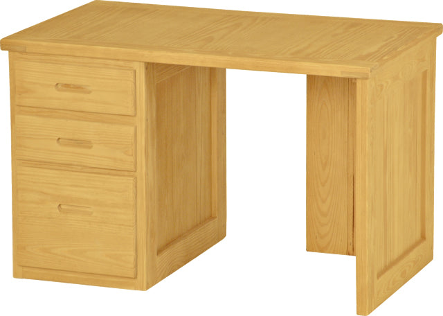 3 Drawer Desk, 46" Wide, By Crate Designs. 6335, 6352