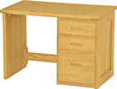 3 Drawer Desk, 42" Wide, By Crate Designs. 6435, 6452