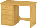 3 Drawer Desk, 42" Wide, By Crate Designs. 6435, 6452