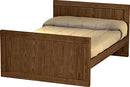 Panel Bed, Full, 37" Headboard and 29" Footboard, By Crate Designs. 4479