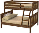 Mission Bunk Bed, Twin Over Full, By Crate Designs. 4706H