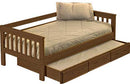 Mission Day Bed with Trundle, Twin, 29" High, By Crate Designs. 4717