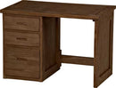 3 Drawer Desk, 42" Wide, By Crate Designs. 6435, 6452