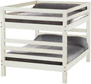 Ladder End Bunk Bed, Queen Over Queen, By Crate Designs. 4008