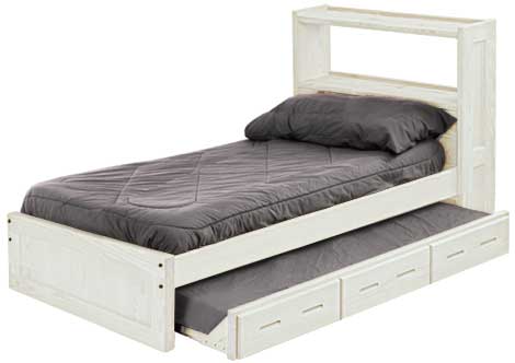 Bookcase Bed with Trundle, Full, By Crate Designs. 4436