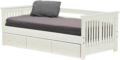 Shaker Day Bed with Trundle, Twin, By Crate Designs. 43717