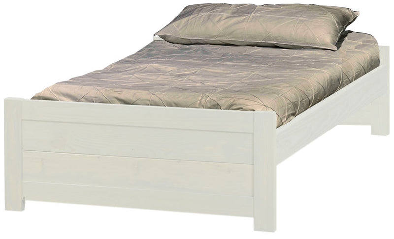 WildRoots Bed, Twin, 19" Headboard and Footboard, By Crate Designs. 43899