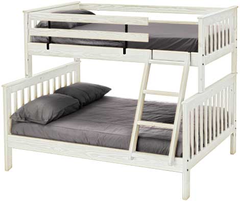 Mission Bunk Bed, Twin Over Full, By Crate Designs. 4706H
