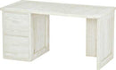 2 Drawer Desk, 58" Wide, By Crate Designs. 6136, 6162