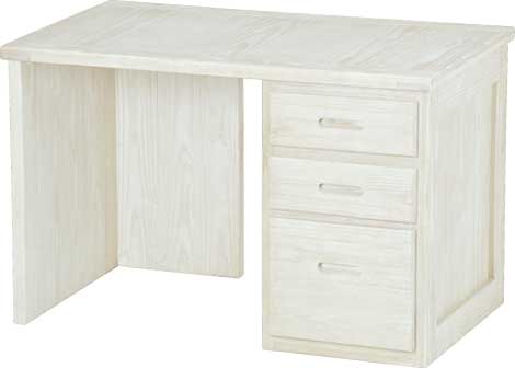 3 Drawer Desk, 46" Wide, By Crate Designs. 6335, 6352