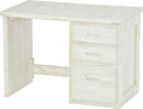 3 Drawer Desk, 42" Wide, By Crate Designs. 6435, 6452