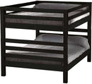 Ladder End Bunk Bed, Queen Over Queen, By Crate Designs. 4008