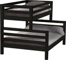 Ladder Bunk Bed, TwinXL Over Queen, By Crate Designs. 4058