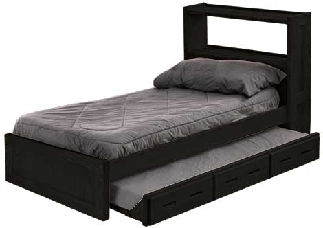 Bookcase Bed with Trundle, Full, By Crate Designs. 4436