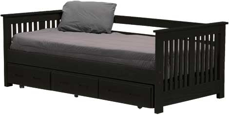 Shaker Bed with Drawers, Twin, By Crate Designs. 43717