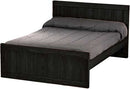 Panel Bed, Full, 37" Headboard and 22" Footboard, By Crate Designs. 4472