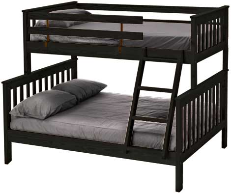Mission Bunk Bed, Twin Over Full, By Crate Designs. 4706H