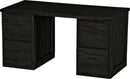 2 File Drawer Desk, 58" Wide, By Crate Designs. 6166