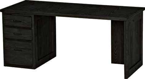 3 Drawer Desk, 66" Wide, By Crate Designs. 6252, 6235