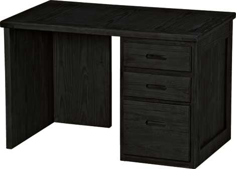 3 Drawer Desk, 46" Wide, By Crate Designs. 6335, 6352