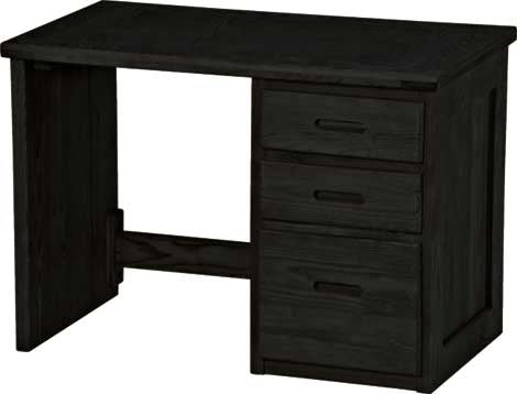 3 Drawer Desk, 42" Wide, By Crate Designs. 6435, 6452