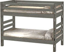 Ladder End Bunk Bed, Twin Over Twin, By Crate Designs. 4005