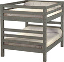 Ladder End Bunk Bed, Full Over Full, By Crate Designs. 4007