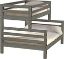 Ladder Bunk Bed, TwinXL Over Queen, By Crate Designs. 4058