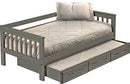 Mission Day Bed with Trundle, Twin, 29" High, By Crate Designs. 4717