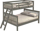 Mission Bunk Bed, Twin XL Over Queen, By Crate Designs. 4758