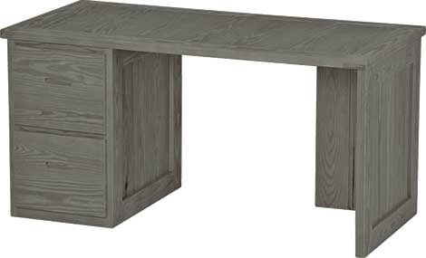 2 Drawer Desk, 58" Wide, By Crate Designs. 6136, 6162