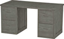 2 File Drawer Desk, 58" Wide, By Crate Designs. 6166