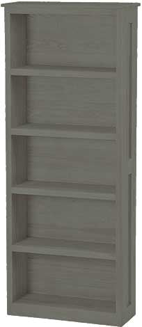 Bookcase, 30" Wide, By Crate Designs. 8014, 8017, 8015