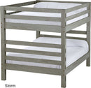 Ladder End Bunk Bed, Full Over Full, By Crate Designs. 4007