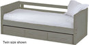Panel Day Bed with Trundle, Twin, By Crate Designs. 4017.