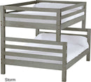 Ladder End Bunk Bed, Full XL Over Queen, By Crate Designs. 4078