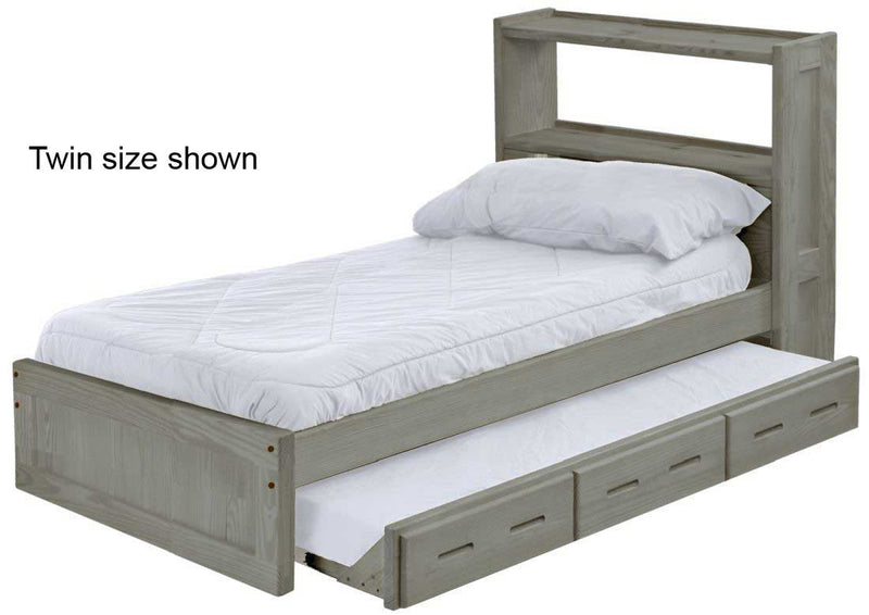 Bookcase Bed with Trundle, Full, By Crate Designs. 4436