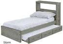 Bookcase Bed with Trundle, Twin, By Crate Designs. 4336