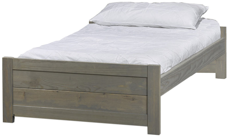 WildRoots Bed, Twin, 19" Headboard and Footboard, By Crate Designs. 43899